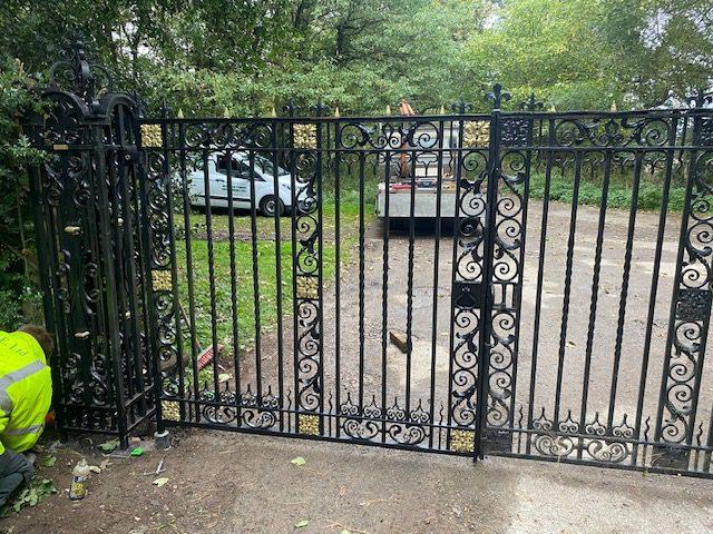 Repair of Damaged Gate and Gate Column, Grade II Listed Property, Hagley