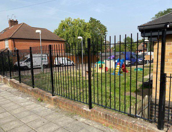 New Railings and Gate around Happy Choo Choo Nursery, St. Christopher’s Church