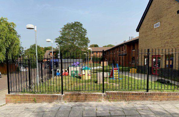 New Railings and Gate around Happy Choo Choo Nursery, St. Christopher’s Church