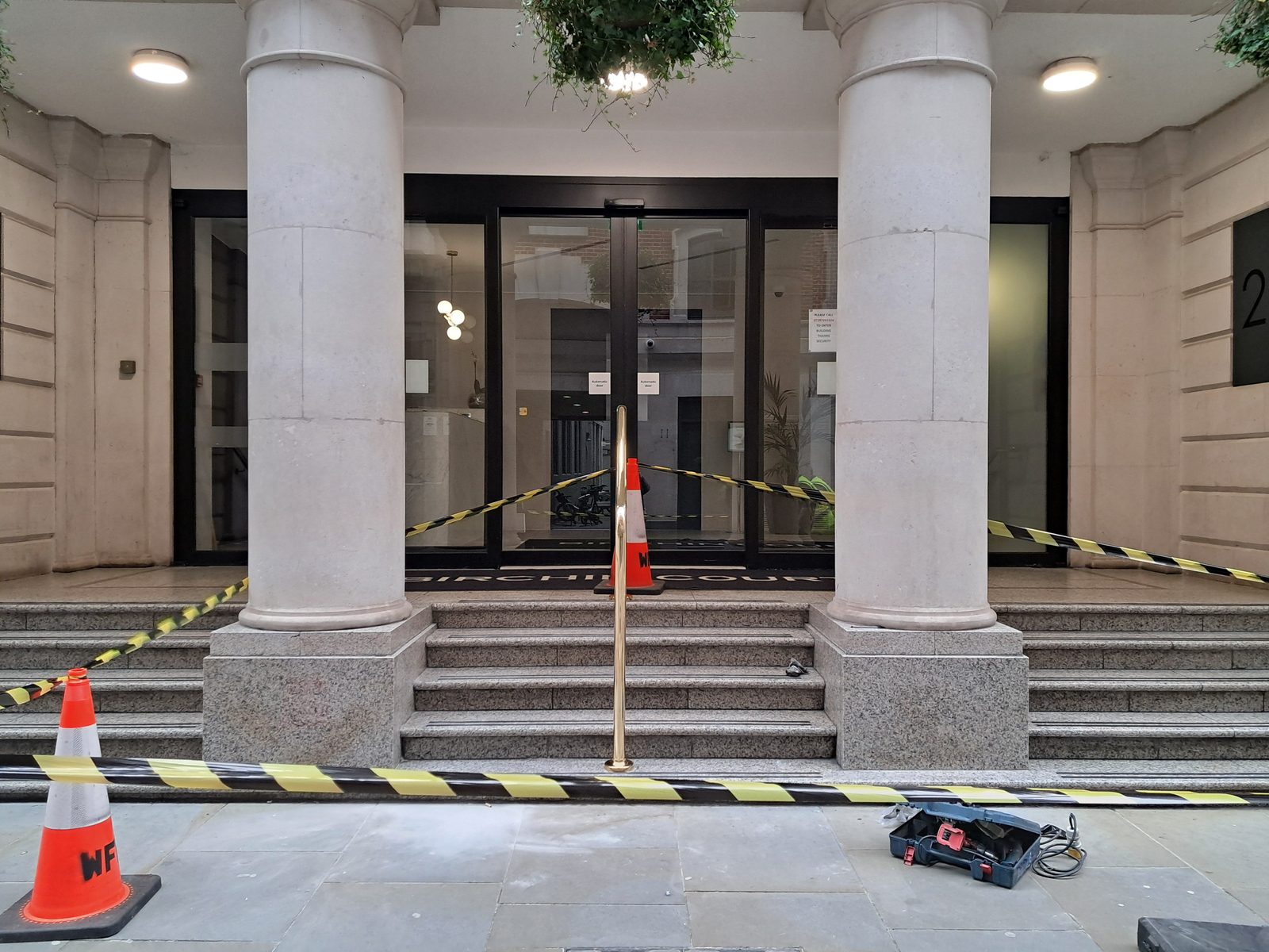 New Brass Handrail for City Offices