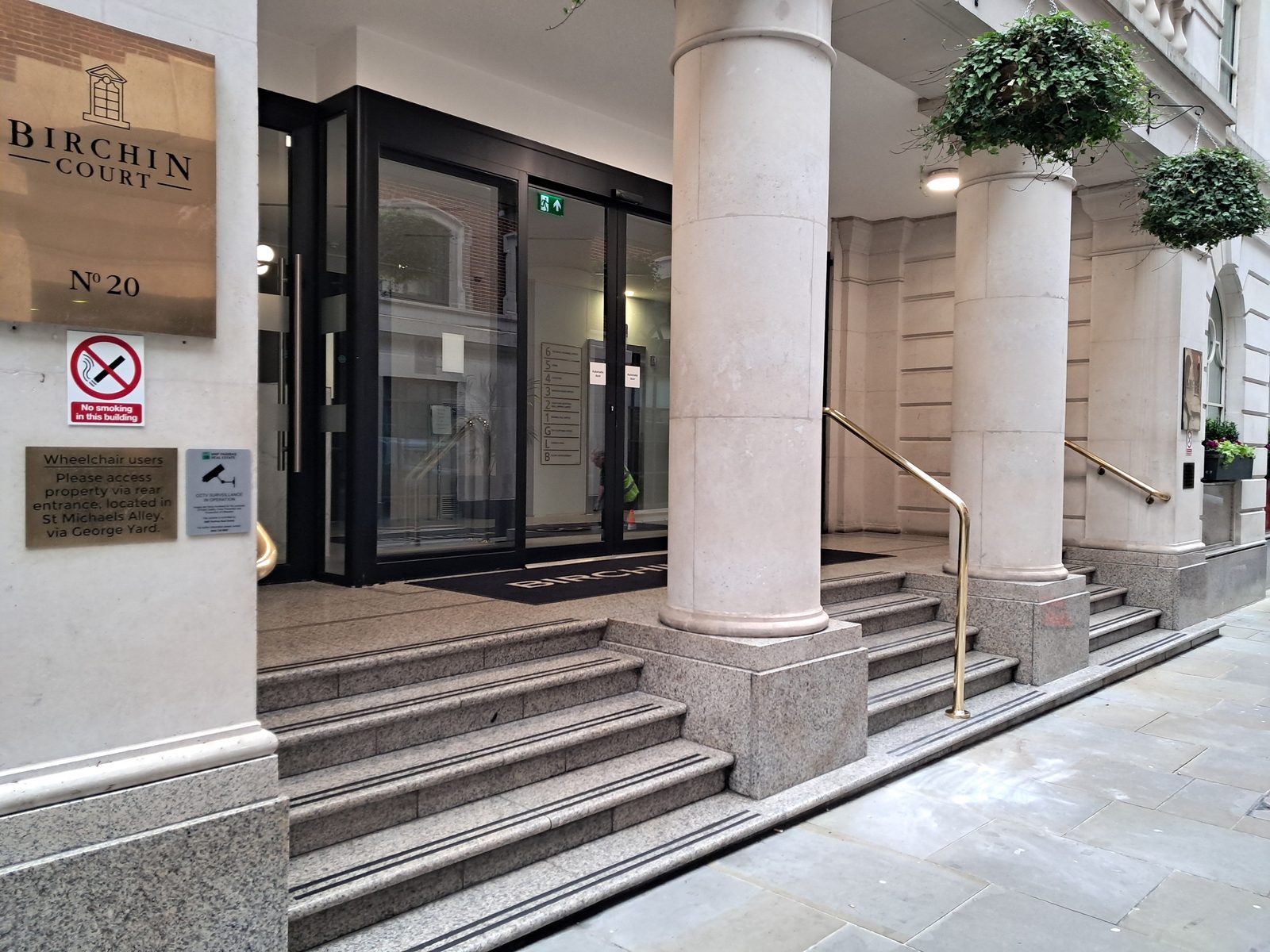 New Brass Handrail for City Offices