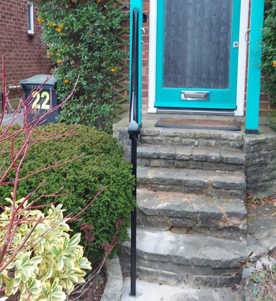 New Entrance Handrail, Buckhurst Hill