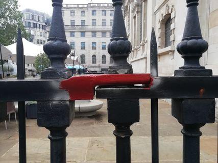 Extensive Gate & Railing Repairs, St. Martin in the Fields, Trafalgar Square