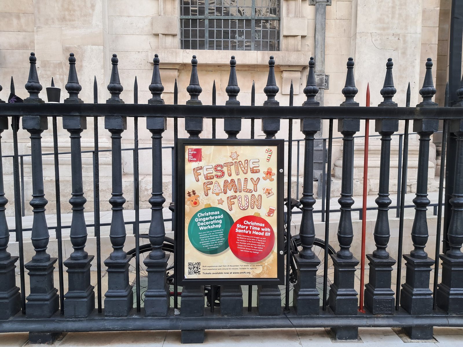 Extensive Gate & Railing Repairs, St. Martin in the Fields, Trafalgar Square