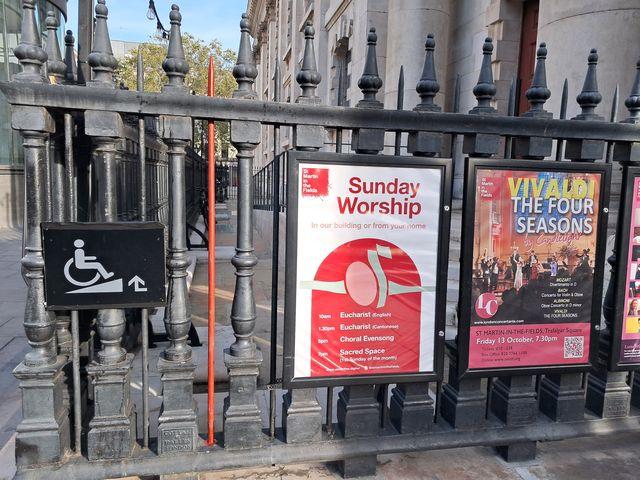 Extensive Gate & Railing Repairs, St. Martin in the Fields, Trafalgar Square