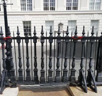 Extensive Gate & Railing Repairs, St. Martin in the Fields, Trafalgar Square