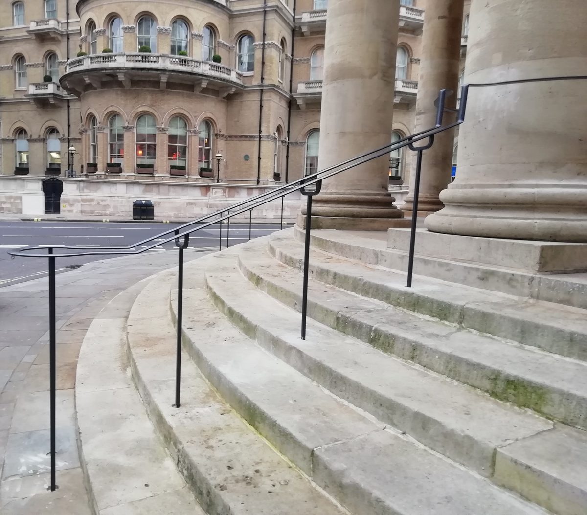 New Portico Handrails, All Souls Langham Place