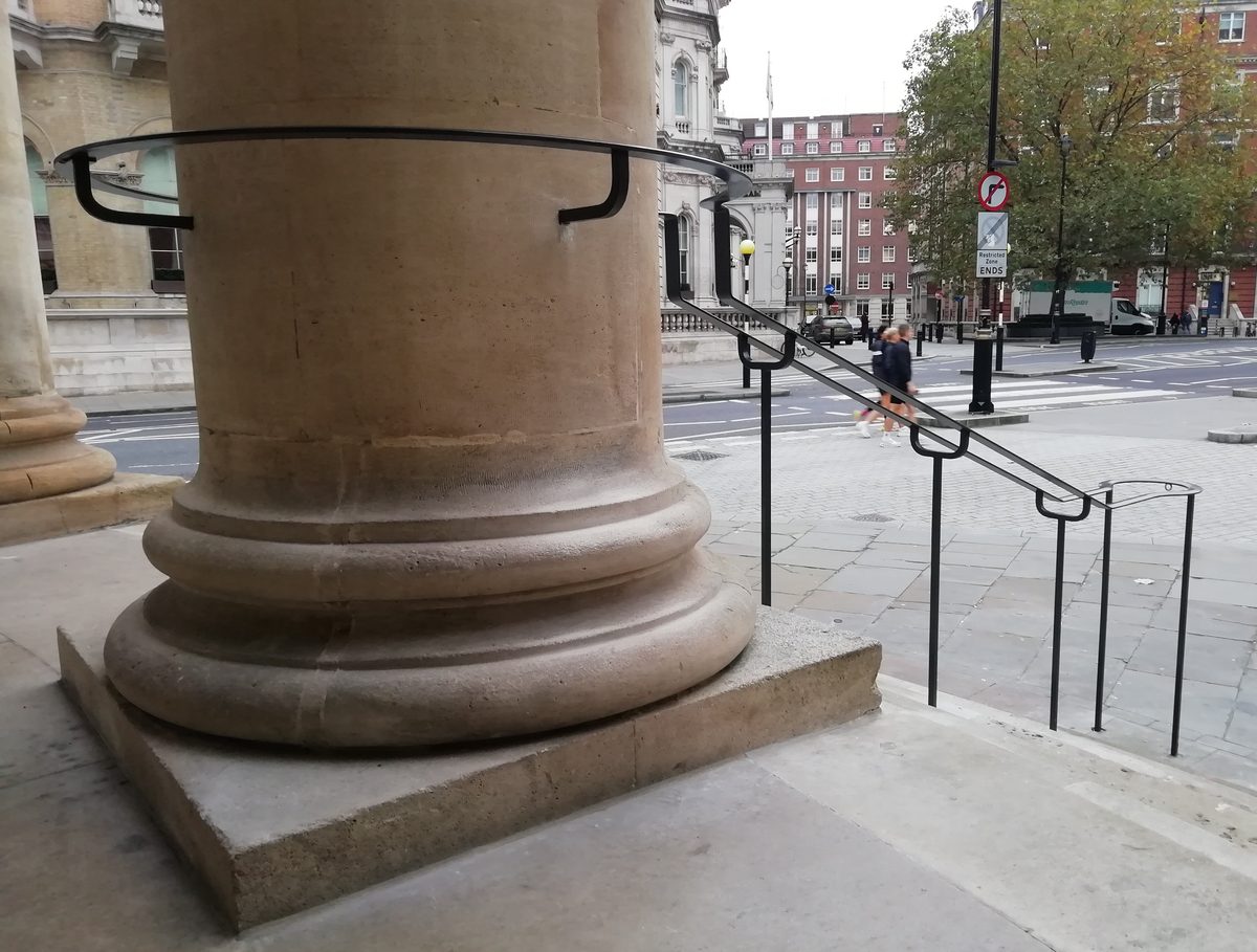 New Portico Handrails, All Souls Langham Place