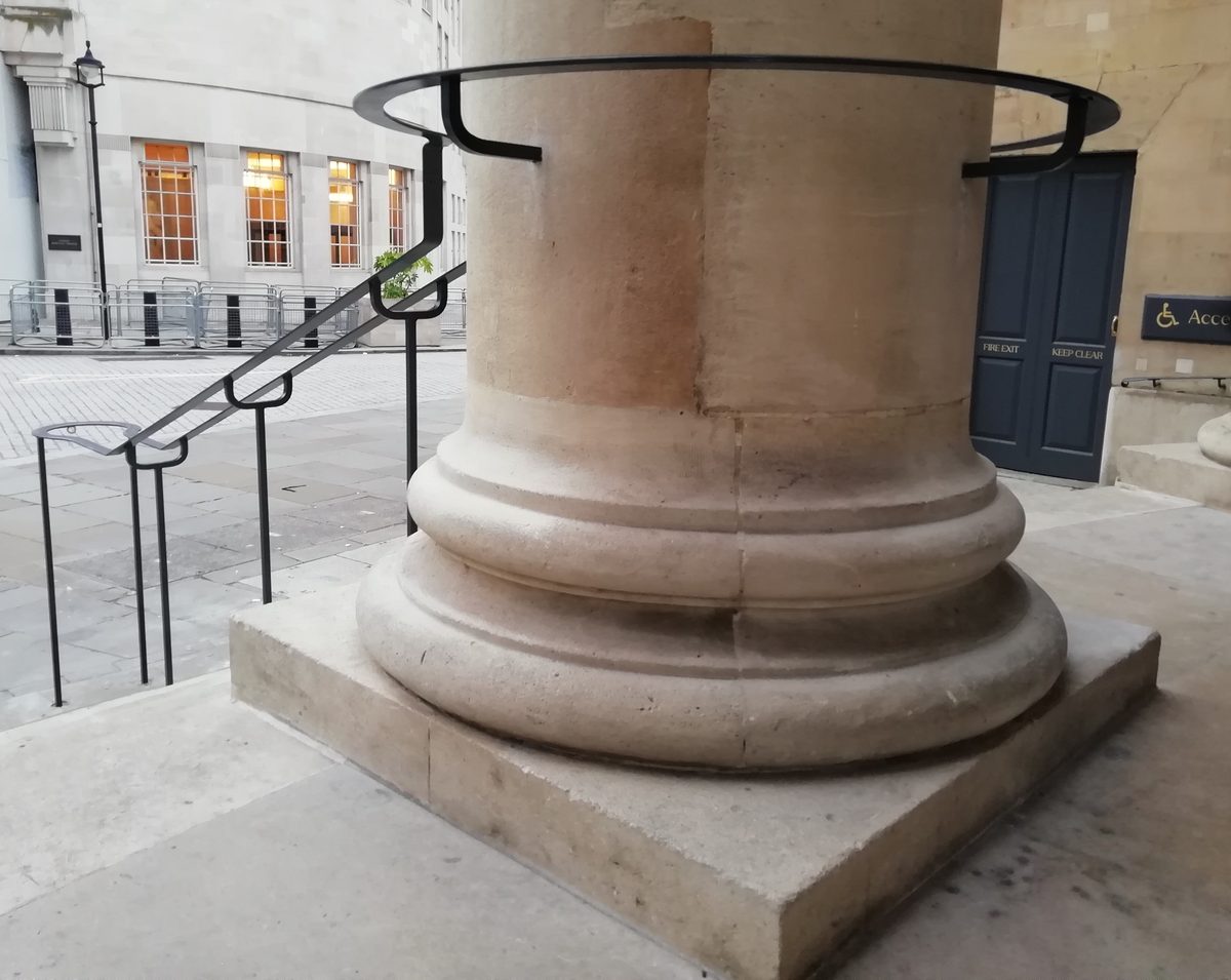 New Portico Handrails, All Souls Langham Place