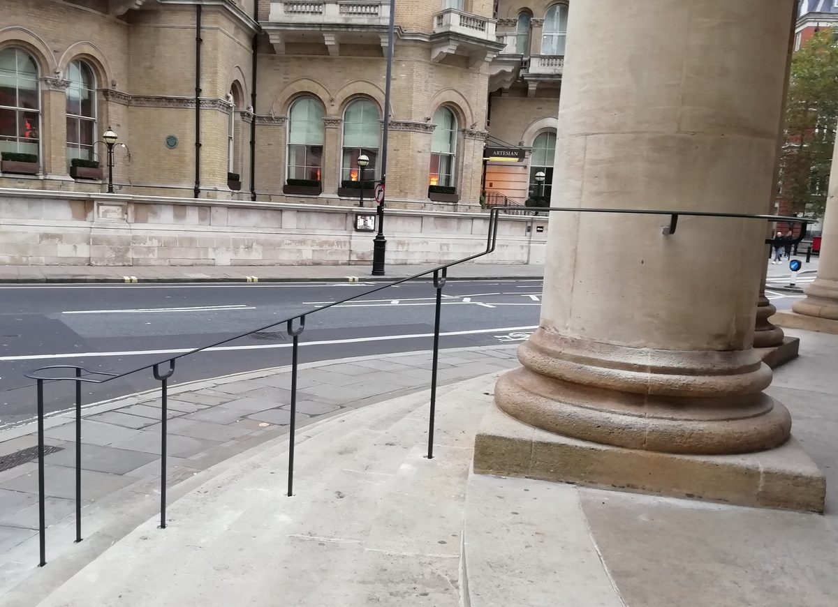 New Portico Handrails, All Souls Langham Place