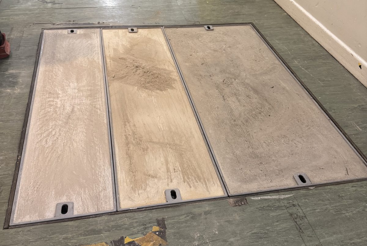 Replacement of Damaged Floor Duct Covers, Dane Street Health Centre, Stevenage, Herts