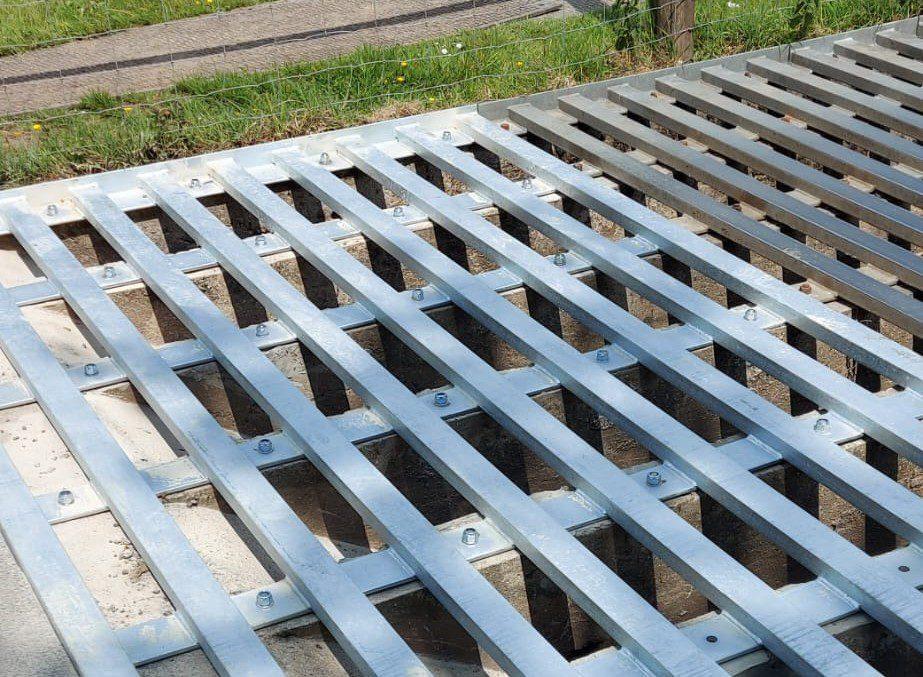 Replacement of Damaged Cattle Grid Section, Wakehurst Place