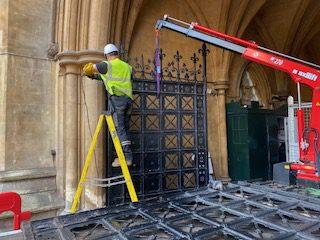 Hallelujah! Gate Restoration, Westminster Abbey, London SW1