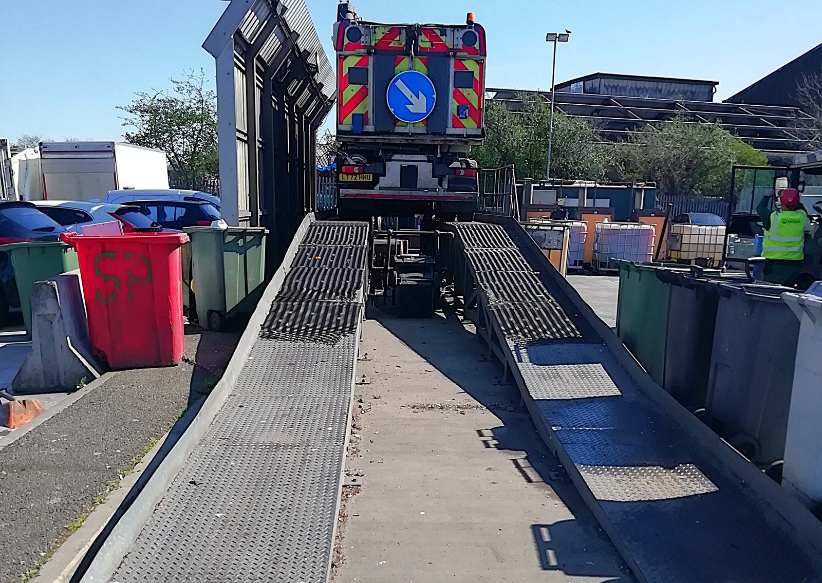 Re-securing Barrier, Wembley