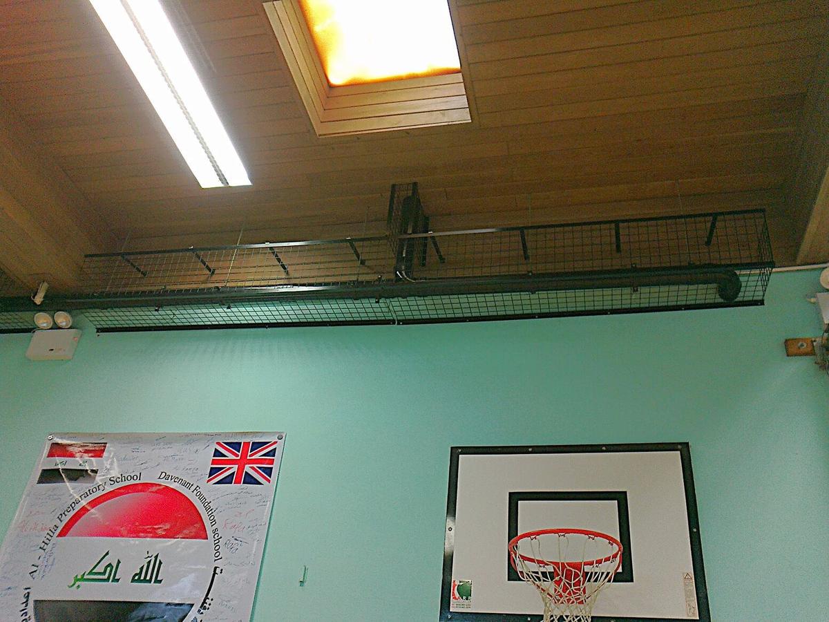 Protective Cage For Pipework, Davenant Foundation School