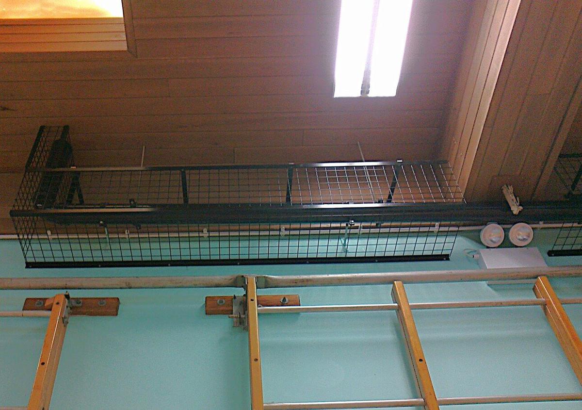 Protective Cage For Pipework, Davenant Foundation School