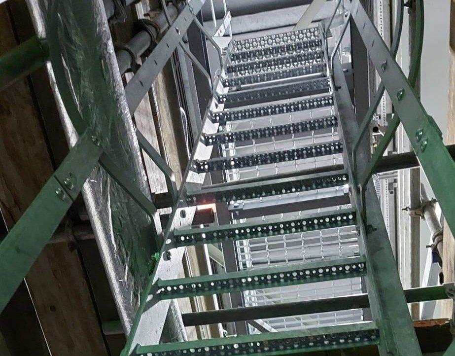 New Cat Ladder for Power Plant Platform, Beckton