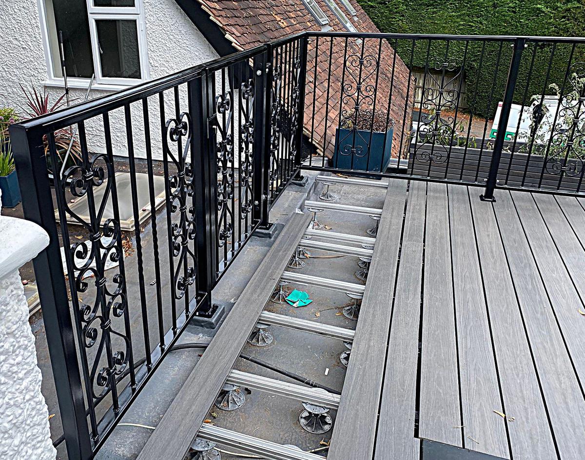 Bespoke Roof Balustrade, Weybridge