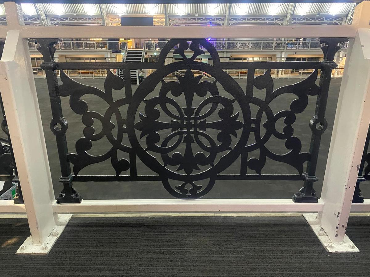 Repair of Cast Iron Railing Panels, Business Design Centre, Islington, London N1