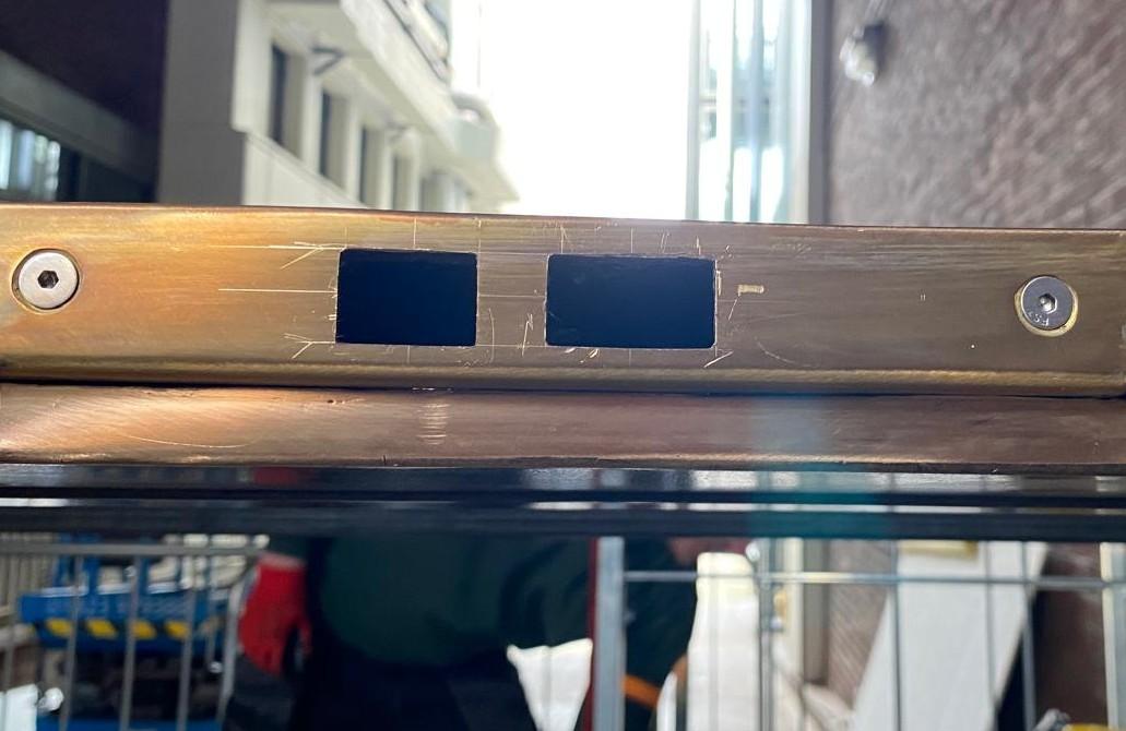 Repair of Brass Door Keep, Natural History Museum