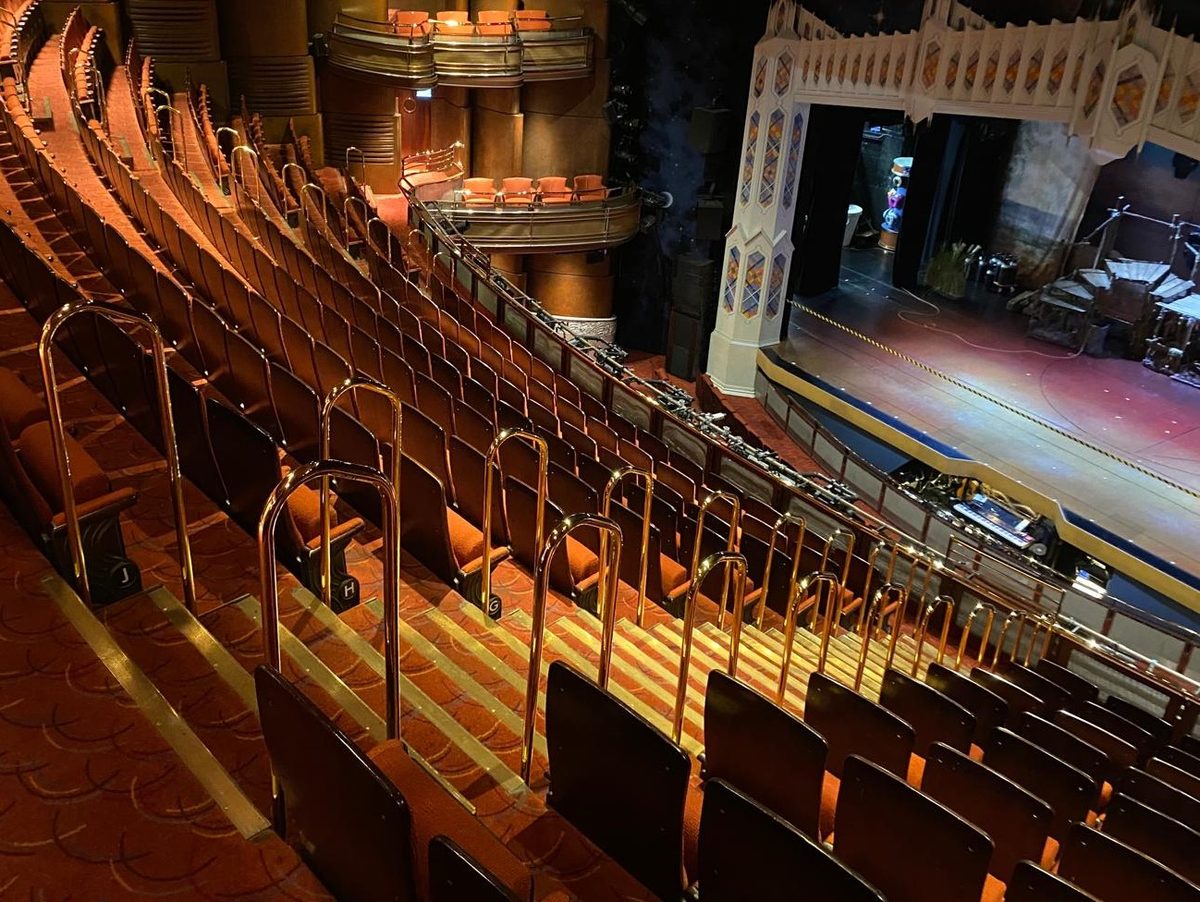 New Brass Handrails, Prince of Wales Theatre, London