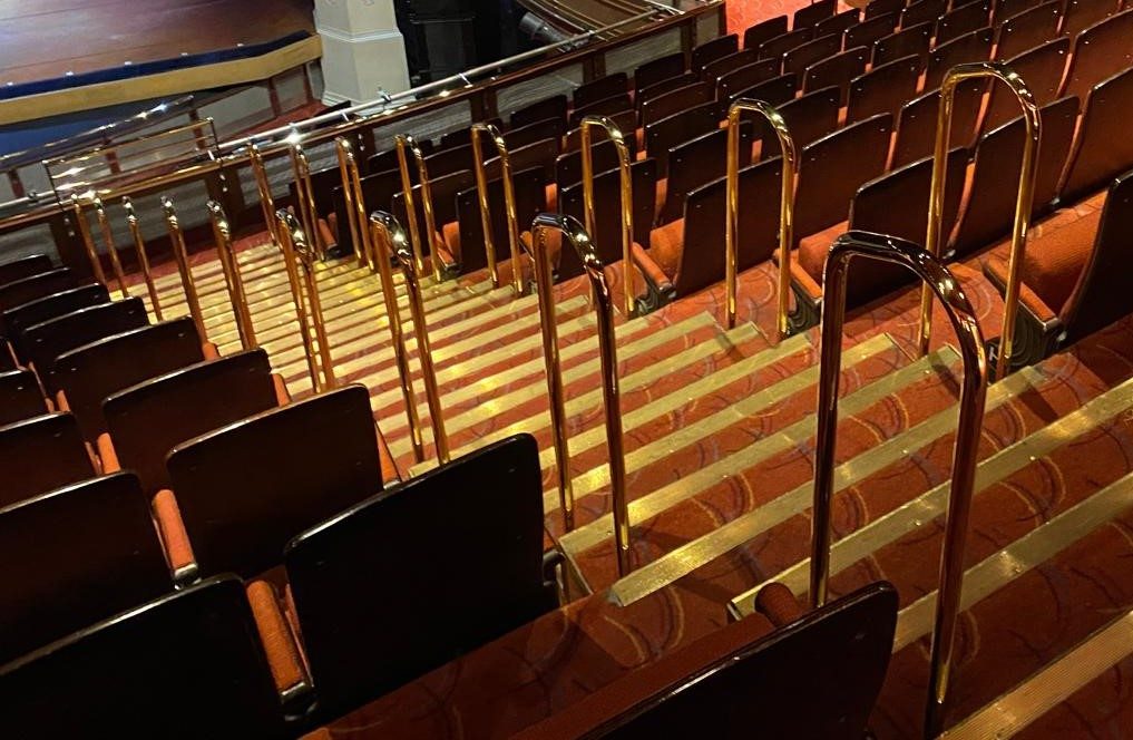 New Brass Handrails, Prince of Wales Theatre, London