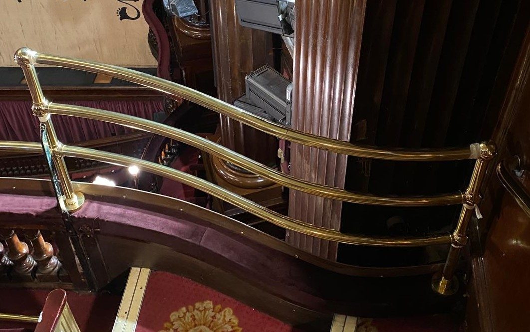 New Brass Handrails, St. Martin's Theatre, London
