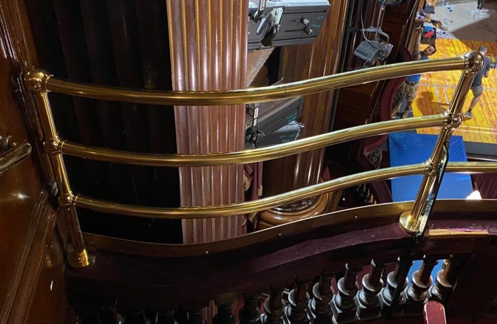 New Brass Handrails, St. Martin's Theatre, London