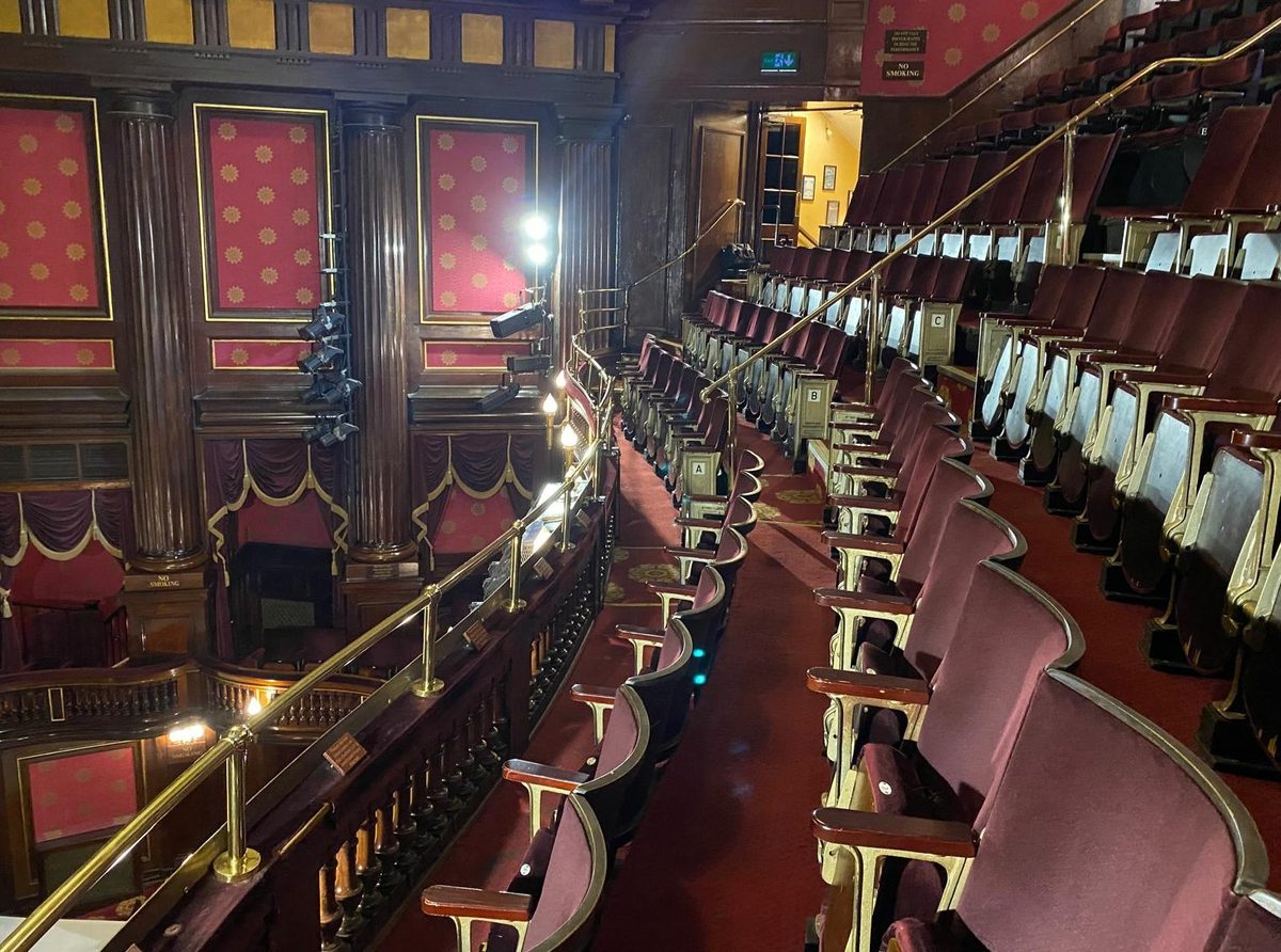 New Brass Handrails, St. Martin's Theatre, London